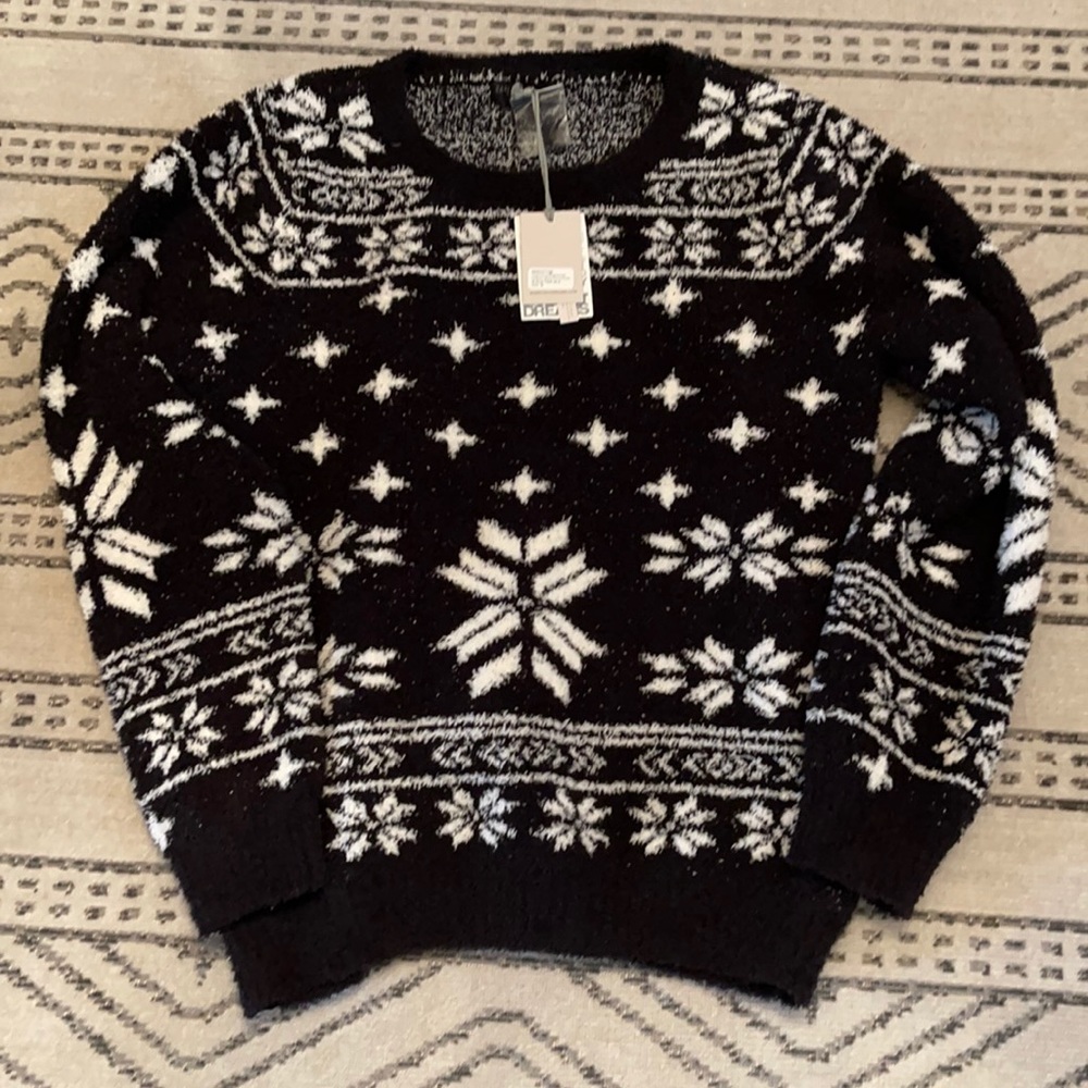 COPY - Barefoot Dreams Cozychic Fair Isle Print Sweater